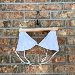 NWOT Shein White Bathing Suit Top